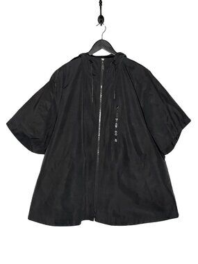 Louis Vuitton Black Raincoat With Amovible Monogram Lining